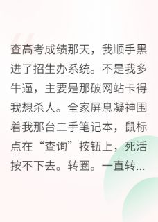 出成绩那天，我黑了招生网