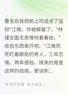 重生后我把前上司送进了监狱