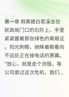 假离婚后我发现他有小三