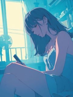 她与暮色同寂寥