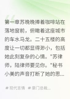总裁律师的独宠小妻