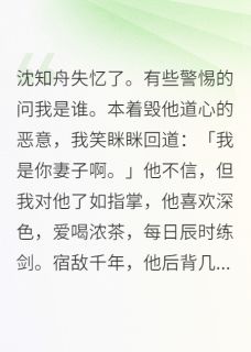 沈知舟失忆了有些警惕问我是谁