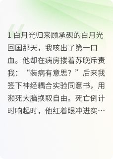 他把白月光作上天后我死了
